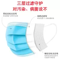 儿童口罩一次性防护防飞沫宝宝小孩加厚三层学生口耳罩 婴儿幼