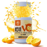 華以健康園 维生素C咀嚼片100片补充VC维生素学生成人维C片橙味VC片