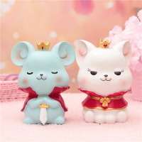 鼠年小老鼠生肖存钱罐儿童男孩女孩储蓄罐硬币零钱罐创意生日