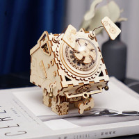 3d立体拼图木质音乐盒圣诞节生日diy送男友送女友送孩子八音盒科幻创意手工礼品