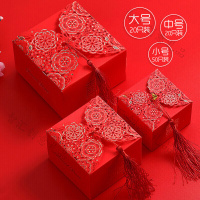 喜糖盒子 创意结婚婚庆用品2019新款婚礼喜糖礼盒装抖音糖盒结婚纸盒婚礼糖盒喜糖回礼盒包装盒
