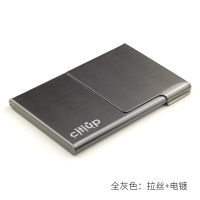 创意礼品男士名片夹大容量商务名片盒女式简约时尚金属镜面薄送男女友生日七夕情人节