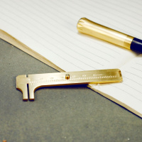 创意礼品 送女友送男友 生日节日学生文具铜尺三角尺 三角板半圆仪量角器三角板绘图铜尺子用品