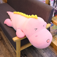 抖音同款可爱恐龙毛绒玩具公仔抱枕睡觉长条枕生日女生