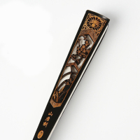 纸扇 宣纸折扇便携竹扇男女折叠夏季扇子古风书法绘画创作 空白扇面