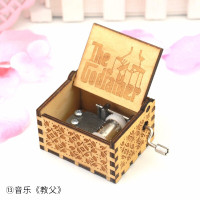 情人节送女友手摇音乐盒木质八音盒创意生日男女生