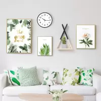 乔迁礼品北欧风格装饰画客厅沙发背景墙壁画现代简约创意清新组合餐厅挂画