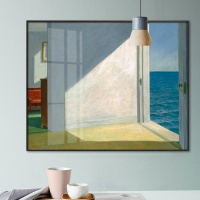 乔迁礼品靠海的房间 Edward Hopper 霍普装饰画客厅书房卧室酒吧画