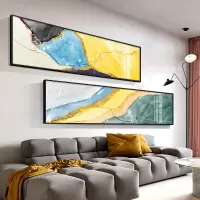 乔迁礼品卧室装饰画现代简约床头画抽象油画北欧风客厅壁画沙发背景墙挂画