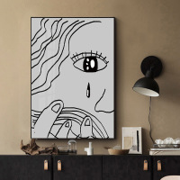乔迁礼品现代几何图案装饰画沙发背景三联画抽象客厅卧室艺术玄关走廊墙画