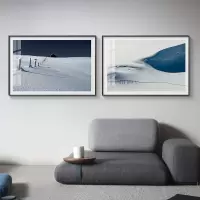 乔迁礼品北欧客厅装饰画沙发背景墙挂画现代简约黑白墙画客厅墙面风景壁画