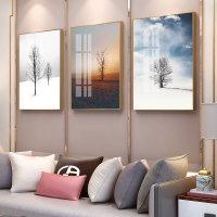 乔迁礼品黑白摄影客厅装饰画现代简约小众北欧壁画腔调极简设计师墙画ins