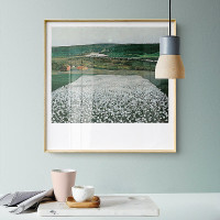 乔迁礼品北欧现代风景装饰画客厅玄关挂画卧室餐厅简约背景墙铝合金壁画