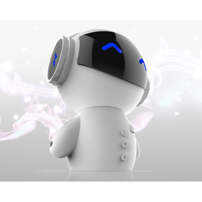 机器人智能蓝牙音响迷你多功能插卡小音箱 创意企业礼品定制