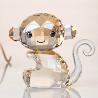 圣诞节 情人节创意生日水晶小狗十二生肖可爱少女心摆件精致情人节送男女友