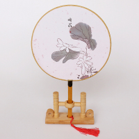 醉春烟复古风团扇宫扇 圆形手工古典女式扇廷汉服COS舞蹈扇送朋友送闺蜜送外国人中国特色外事礼品