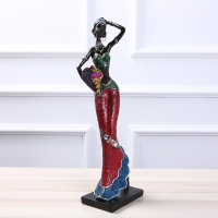 家居装饰田螺美女 创意树脂工艺品个性办公家居摆件礼品 金色