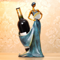 美女海螺红酒架家居装饰品工艺品女神摆件树脂礼品客厅电视柜摆设商务开业礼品送客户送长辈家居摆件