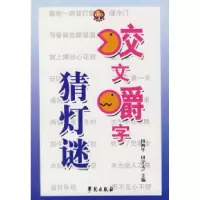 11咬文嚼字猜灯谜978750772574222