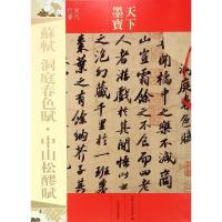 11苏轼洞庭春色赋中山松醪赋(宋代行书)/天下墨宝978754722036822