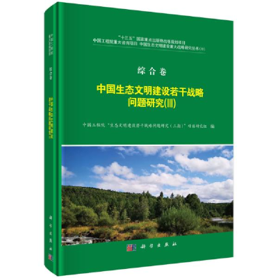 11中国生态文明建设若干战略问题研究(3)978703064539522