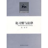 11论习惯与法律:两种规则体系及其关系研究9787811017335LL