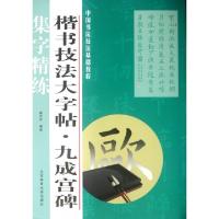 11楷书技法大字帖(九成宫碑)/中国书法技法基础教程9787564409128