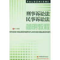 11刑事诉讼法民事诉讼法简明教程9787501753758LL