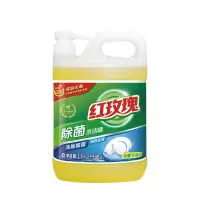 1.5kg(1瓶) [3斤装压泵 加量108g]红玫瑰洗洁精去油易清无残留