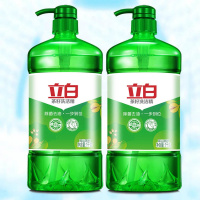 茶籽洗洁精2斤装*2瓶 立白正品洗洁精 青柠果蔬食品直接用洗碗剂 大瓶洗涤剂家庭装批发