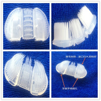 儿童备用刷头3个 三面牙刷1支+5个替换刷头三头牙刷牙龈按摩清洁 家庭组合套装牙刷