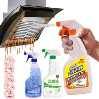 500克*3瓶装清洁大礼包 去油神器油烟净厨房清洗抽油烟机清洁剂强力去重油污油污净