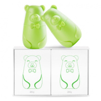 绿色(果冻清香)绿水2瓶价 省心省力持久洁厕灵除尿垢蓝泡泡马桶清洁剂凝胶清香型强力洁厕宝