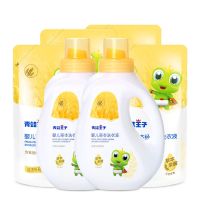 瓶装1L*2+补充装500ml*4 青蛙王子宝宝洗衣液婴儿专用本去渍抑菌婴幼儿童孕妇1L