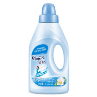 清新1L 金纺怡神薰衣樱花清新衣物护理柔顺剂液防静电持久留香家庭装1L