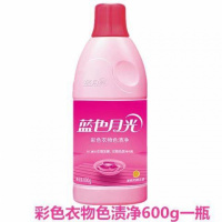[600g一瓶]彩色衣物色渍净 蓝月亮彩漂漂白剂色渍净漂渍液彩漂液白漂液去渍漂白水洗衣液