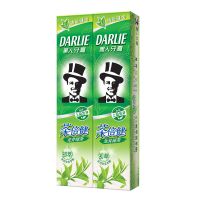 [龙井绿茶140g*2] 黑人茶倍健超白牙膏牙齿除口臭防蛀固齿去牙渍清新口气牙膏