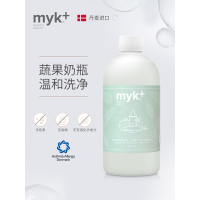 洣洣myk +进口果蔬奶瓶清洗剂专用去腥蔬果餐具清洁剂洗洁精500ml