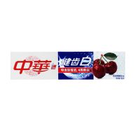 中华牙膏90克 果味2支[送一支牙刷] 中华健齿白牙膏薄荷味果味可选90g-200g去渍口气清新快速牙膏