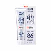 白色一支装 韩国爱茉莉麦迪安86牙膏93强效清除牙垢祛牙结石祛烟渍去