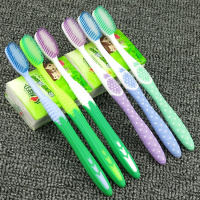 高密柔丝【3支菠萝型+3支玉米型】 牙刷软毛成人【6支高密柔丝菠萝型+玉米型】大刷头家用套装超细软