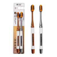 金银10支 韩后牙刷软毛 小头成人黑白情侣家庭套装牙刷 4支/8支/10支批发价