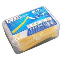 20支L型黄色-0.7mm 韩国钢丝L型、直型牙缝刷7字型牙间刷齿间刷清洁刷20支装买二送一