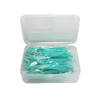 薄荷味牙线棒 [三盒牙线]150支 [可选顺丰配送]屈臣氏牙线圆线护理牙线棒9盒450支清洁齿缝家庭装超细牙线棒便捷