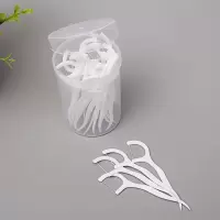 1圆盒(经典装)50支 [可选顺丰配送]牙线超细牙线棒家庭装成人家用儿童包装剔牙牙线签清洁牙线棒