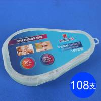 1盒108支装 万象万洁家庭盒装超细牙线高拉力牙线棒弓形牙线弹力护理牙签剔牙