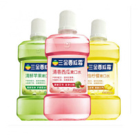 500ml*3(西瓜+柠檬+苹果) 三金西瓜霜漱口水除口臭去牙渍口气异味便携去异味薄荷味500ml/瓶