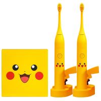 皮卡丘成人2支装 APIYOO荷兰艾优电动牙刷皮卡丘女情侣声波自动电牙刷成人男充电式