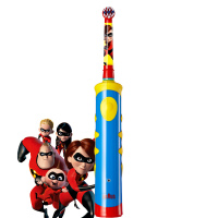 D10超人总动员 博朗oral-b/欧乐b儿童电动牙刷充电式 3-6-12岁软毛小孩自动牙刷