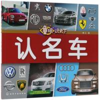 正版 童眼识天下 认名车 3-6岁儿童汽车标识百科全书儿童漫画绘本幼儿早教车型大全绘本幼儿园中班大班百科书小学生车牌